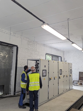 Устройство внутреннего контура заземления ТП